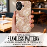 Rose Gold Marble Tumbler Design, Watercolor Floral Backgrounds, Digital Scrapbooking Paper, Printable Tumbler Png, Digital Download thumbnail 6