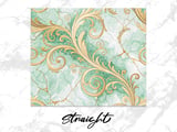 20 oz Tumbler Wrap, Green Marble Gold, Sublimation Design, Straight and Tapered Wrap png, Digital Download, Tumbler Design thumbnail 3