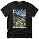 Gogh Turtle ~ Comfort Colors Premium Tee thumbnail 1