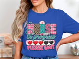 Nurse In Progress Please Wait Nursing School T-Shirt thumbnail 9