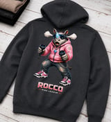 Rhino Gamer Hoodie for Boys, Kids Gaming Sweatshirt, VR Gaming Hoodie, Teen Gamer Gift, Cool Gaming Clothes thumbnail 4