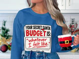 Secret Santa Budget Sweatshirt thumbnail 6
