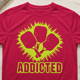 Pickleball Sport-Tek Performance Tee, Addicted Triple Paddle Graphic, Moisture Wicking Court Apparel thumbnail 6