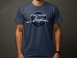 F22 Raptor T-Shirt Fighter Jet Graphic Tee, Stealth Aviation Shirt, Air Force Veteran Gift, Military Airplane Pilot Apparel for Men thumbnail 6