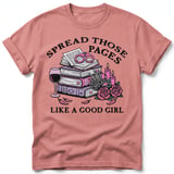 Spread Those Pages Like A Good Girl Tee thumbnail 29