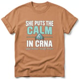 She Puts The Calm In CRNA Tee thumbnail 6