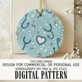 Frosted Medical Chic Digital Design Size Bundle Png thumbnail 3