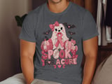 Faux Patchwork Spooky For A Cure Tee thumbnail 8