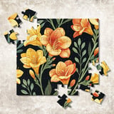 Yellow Orange Floral Tumbler Design, Watercolor Flowers Backgrounds, Junk Journal Pages, Printable Tumbler PNG, Digital Scrapbooking Paper thumbnail 12