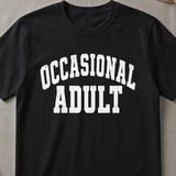 Occasional Adult Collegiate T-Shirt thumbnail 1