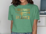 I Destroy Silence Trumpet Graphic Tee thumbnail 8
