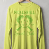 Pickleball Sport-Tek Long Sleeve Tee, Pickleball Est. 1984 Social Club, UV Sun Shield Shirt thumbnail 9