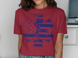 Distressed Star of Life Graphic T-Shirt thumbnail 12
