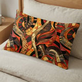 Golden Threads Lumbar  & Throw Pillow  thumbnail 9