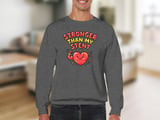 Stronger Than My Stent T-Shirt: Heart Attack Recovery Cardiac Health Awareness Graphic Tee thumbnail 11