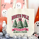 North Pole Tree Farm Tote Bag thumbnail 4