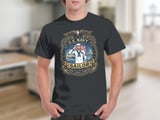U.S. Navy Sailor T-Shirt, Patriotic American Military Veteran Gift, Honor Courage Commitment Naval Force Tee, Proud Service Member Apparel thumbnail 8