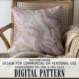 Amethyst Gold Tumbler Design, Digital Paper, Watercolor Flowers, Scrapbook Paper, Floral Junk Journal, Tumbler Png, Digital thumbnail 5