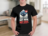 Inbox Status Not Now Not Ever Tee thumbnail 5