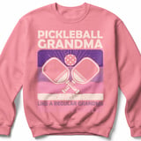 Pickleball Gildan Crewneck Sweatshirt, Pickleball Grandma Like A Regular Grandma Only Way Cooler, Court Warm Up thumbnail 8