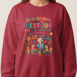 Grandmoms Have The Best Job Sweatshirt thumbnail 2