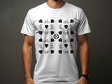 Bicycles and Diamonds | Bike Pattern Shirt thumbnail 2