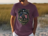 US Army Veteran T-Shirt, Patriotic Military Shield Eagle American Flag Since 1775 Tee, Army Family Gift for Him Her, Honor Our Troops Shirt thumbnail 7