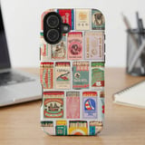 Vintage Matchbook Collage MagSafe® Phone Case thumbnail 6