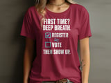 First Time Voter Checklist Tee & Sweatshirts thumbnail 4