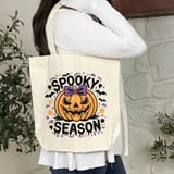Spooky Season Pumpkin Tote Bag thumbnail 7