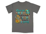 Rustic Faith Coffee & Jesus T-Shirt thumbnail 1