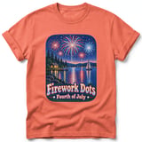 Firework Dots ~ Comfort Colors Premium Tee thumbnail 4