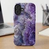 Purple Amethyst Geode MagSafe® Phone Case thumbnail 6