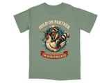 Overstimulated Raccoon Cowboy Graphic T-Shirt thumbnail 5