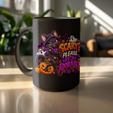 Scary Please Im Adorable Black Cat Mug thumbnail 16