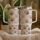 Cozy Paw Print Pattern Digital Size Bundle Png thumbnail 9