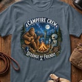 Strange But Friendly Campfire Crew T-Shirt thumbnail 3