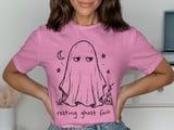Resting Ghost Face Tee or Sweatshirt thumbnail 8