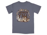 "Howdy Y'all" Boots & Cactus Graphic T-Shirt thumbnail 2
