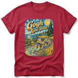 Gogh Roller Skate ~ Comfort Colors Premium Tee thumbnail 2