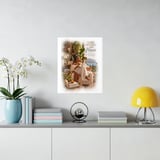 Black Woman Cozy Wall Art Framed Poster, A Life That Feels Like Mine Quote Print, Intentional Living Decor, Soft Life Affirmation Art thumbnail 9