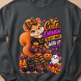 Halloween Sally the Squirrel Sweatshirt thumbnail 1