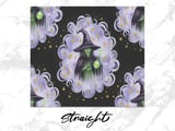 Witchy Tumbler Wrap Digital Download - Seamless 20oz Skinny Tumbler Design, Watercolor Witch & Potion, Faux Gold Glitter Stars PNG thumbnail 4