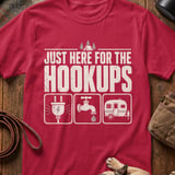 Just for the Hookups RV T-Shirt thumbnail 4