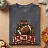 Love The Game Football Tee thumbnail 2
