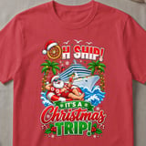Oh Ship Christmas Cruise T-Shirt thumbnail 4
