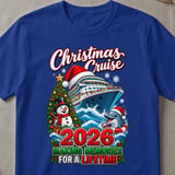 Christmas Cruise 2026 Graphic T-Shirt thumbnail 3
