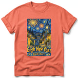 Gogh New Year ~ Comfort Colors Premium Tee thumbnail 4