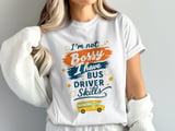 Funny Bus Driver Digital Art, School Bus Print, Not Bossy Design, Bus Driver Skills PNG Download, Colorful Art, Gift Idea, Home Decor Print thumbnail 2
