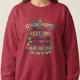 Grandmoms Have The Best Job Sweatshirt thumbnail 1